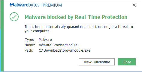 块adware.browsermodule