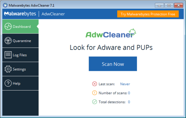 AdwCleaner GUI